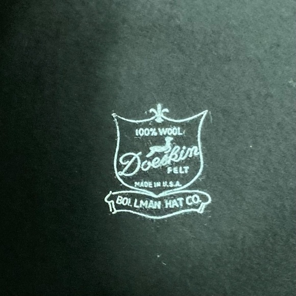 NWT Vintage Bollman Hat Company doeskin felt. 100 percent Wool hat - Picture 7 of 10